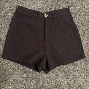 Mollusk Surf Shop Black Painter Shorts Size Small